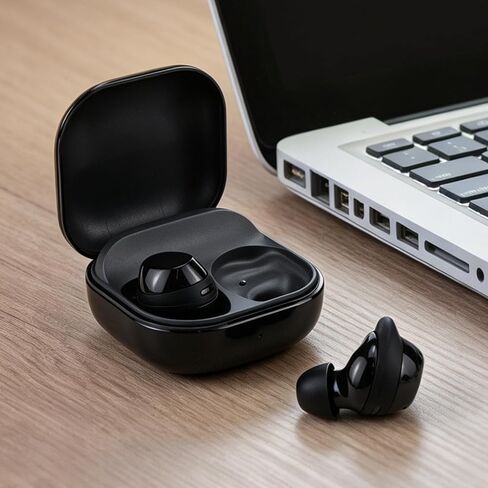 أطراف أذن بديلة متوافقة مع Samsung Galaxy Buds Core SM-R410 (2025)، أطراف أذن من السيليكون الناعم مع صندوق تخزين محمول (6، أسود، S/M/L) in Kuwait