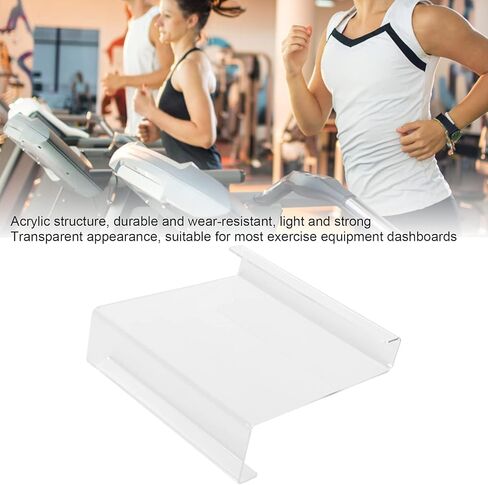 Universal Acrylic Treadmill Book Holder Stand Tablet Magazine Lightweight Reading Shelf with Long Service Life for Sports Enthusiasts in Kuwait