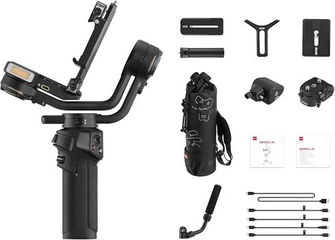 ZHIYUN Weebill 3S Combo Camera Gimbal لـ Canon/Nikon/Sony/Panasonic، دعم التصوير العمودي (3S Combo) in Kuwait