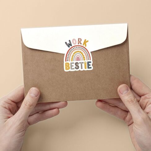 3 قطع ملصق عمل Bestie مضحك بوهو قوس قزح لطيف هدية مكتب لزملاء العمل والزملاء أصدقاء العمل ملصقات Bestie تقدير الصداقة سيارة صائق للكمبيوتر المحمول زجاجة دفتر الأدوات قبعة صلبة 3" in Kuwait