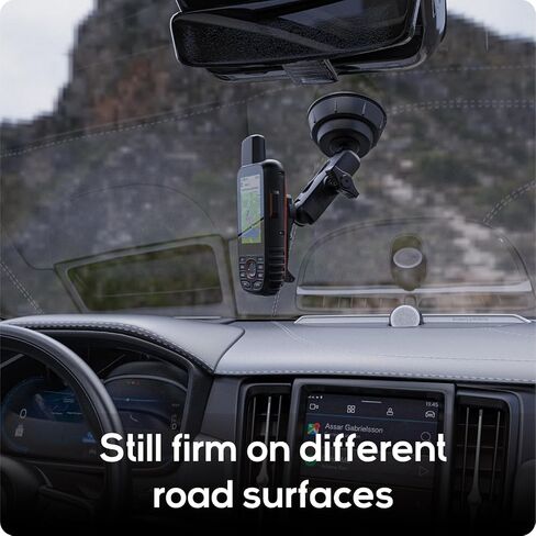 TUSITA Twist Lock Suction Cup Mount with Spine Clip Holder Compatible with Garmin Handheld GPS in Kuwait