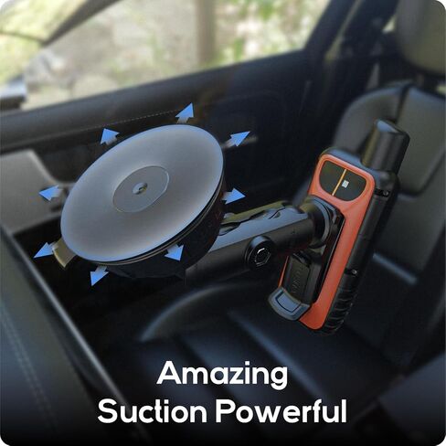 TUSITA Twist Lock Suction Cup Mount with Spine Clip Holder Compatible with Garmin Handheld GPS in Kuwait