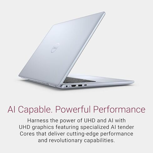 Dell Inspiron 16 Plus 7640 Laptop: 16" FHD+ Touchscreen, Intel Ultra 9-185H, 16GB RAM, 1TB SSD, Copilot AI Key, Webcam, Wi-Fi 6E, BT, Backlit Keyboard, HDMI, USB-C DP, Windows 11 Home - Ice Blue in Kuwait