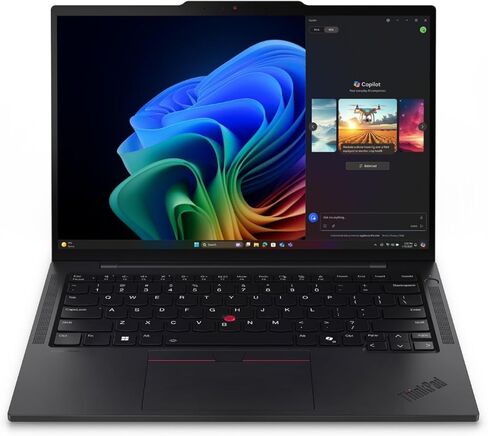 Lenovo ThinkPad T14s Gen 6 - 14 بوصة WUXGA IPS 400-nit - Snapdragon X Elite X1E-78-100 - ذاكرة الوصول العشوائي 32 جيجا بايت - 1 تيرابايت SSD - Windows 11 Pro - Wi-Fi 7 - صوت Dolby - كمبيوتر محمول للأعمال خفيف الوزن يعمل بالذكاء الاصطناعي مع قارئ بصمات الأ in Kuwait
