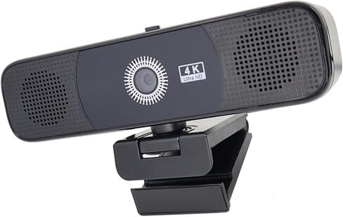 4K Webcam with Double Noise Canceling Microphones and Integrated Loudspeaker for Video Conferencing Online Classes in Kuwait