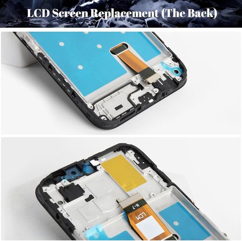 SRJTEK TFT لشاشة LCD Honor X6c لشاشة Honor X6c البديلة لشاشة Honor X6c NIC-LX1 NIC-LX2 شاشة LCD NIC-LX3 طقم إصلاح مجموعة رقمنة اللمس (6.61 بوصة، أسود مع إطار) in Kuwait