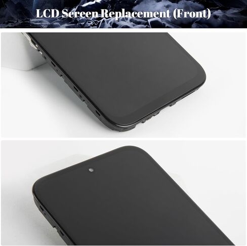 SRJTEK TFT لشاشة LCD Honor X6c لشاشة Honor X6c البديلة لشاشة Honor X6c NIC-LX1 NIC-LX2 شاشة LCD NIC-LX3 طقم إصلاح مجموعة رقمنة اللمس (6.61 بوصة، أسود مع إطار) in Kuwait