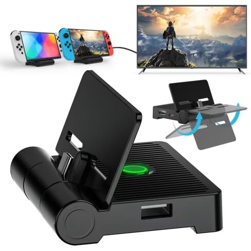 DOBE FOMIS ELECTRONICS Portable Docking Station for TV Compatible with Nintendo Switch/OLED, TV Docking Station Replacement Supports 1080P/4K HDMI Output with USB 3.0 Port in Saudi Arabia
