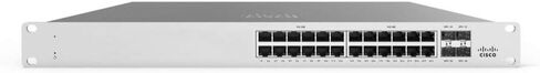 Cisco Meraki MS125-24P-HW 24-Port GbE PoE+ Switch - غير مُطالب به - بدون ترخيص (تم تجديده) in Kuwait