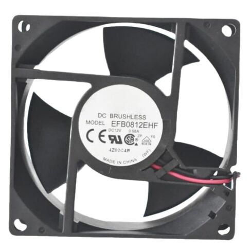 EFB0812EHF مروحة 8 سم لمروحة تبريد 12 فولت 0.68A 8032 80X80X32MM 2 سلك in Kuwait