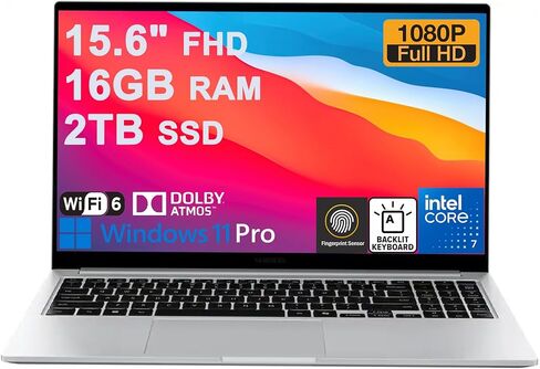Samsung Galaxy Book 4 Business AI Laptop 15.6" FHD IPS Intel 10-core Ultra 7 150U (Beats i7-1335U) 16 جيجابايت ذاكرة الوصول العشوائي 1 تيرابايت SSD بصمة خلفية لمصمم الأعمال المحترف Win11Pro in Kuwait