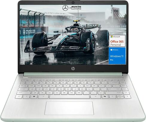 HP Laptop 14" for Students & Home, 1 Year Office 365, 8GB RAM, 256GB Storage(128GB UFS + 128GB SD Card), Intel Quad-Core Processor(Beat i3-1115G4), Wi-Fi 6, Webcam, USB C, Win 11 Pro in Saudi Arabia