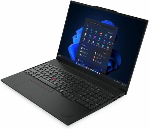 Lenovo ThinkPad E16 Gen 3 21TF0027US نوت بوك 16 بوصة - WUXGA - 60 هرتز - Intel Core 7 240H - 16 جيجا بايت - 512 جيجا بايت SSD - لوحة مفاتيح باللغة الإنجليزية - أسود in Kuwait