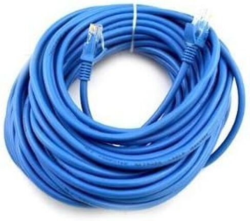 CAT5E CAT5 RJ45 Ethernet (25 Feet) LAN Network Cable Patch Cord Jumper - Blue (200 FT) in Kuwait