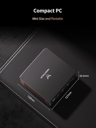 MINISFORUM UM890 Pro Barebone with Mini PC, AMD Ryzen 9 8945HS Mini Computers,8K Quad Display HDMI/DP1.4/USB4 х 2, AMD Radeon 780M/Dual LAN 2.5(NO RAM/SSD/OS) (Renewed) in Kuwait
