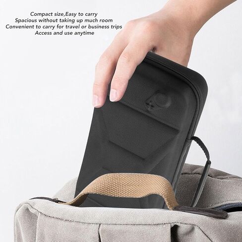 2 in 1 EVA Hard Case for ROG Ally & Ally X 7 Inch Gaming Console, Shockproof Travel Storage with Mesh Pouch & Foldable Divider - Compatible with 2025 Model in Kuwait