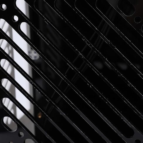 Zunate Mini ITX PC Case 10.5L, Acrylic Transparent Panel, Supports SFX SFX L PSU, 4 x 2.5 Inch SSD, Dual PCI Slots, 360 Ventilation for Gaming Office Build in Kuwait