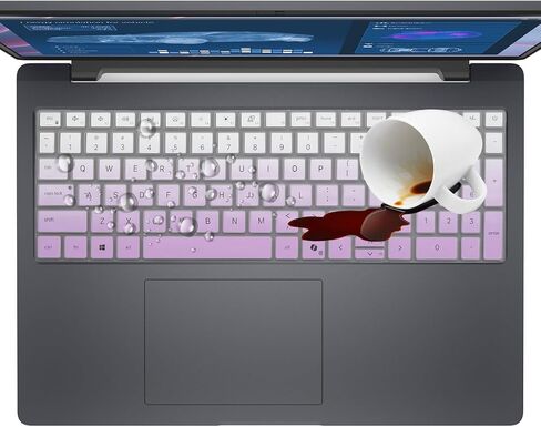 غطاء لوحة المفاتيح لجهاز Dell 16 Plus Laptop DB16250 DB16255/16 Plus 2 في 1 DB06250/16 DC16250 DC16251 20262025 كمبيوتر محمول 16 بوصة (لا يناسب Dell 16 Premium DA16250، Dell Pro 16/Pro 16 Plus/Pro Max 16)-OPurlple in Kuwait