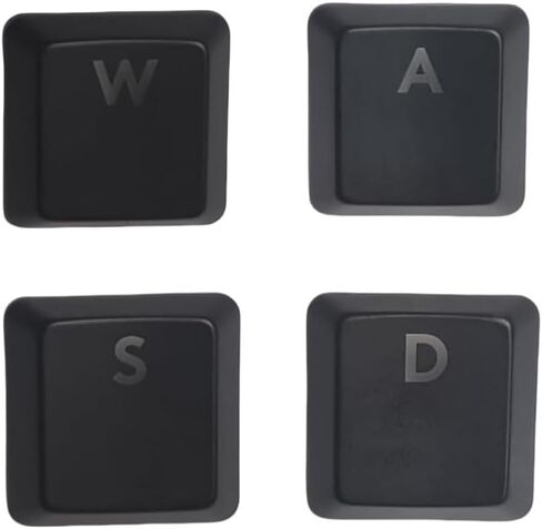أغطية مفاتيح لوحة المفاتيح ذات الإضاءة الخلفية أغطية مفاتيح WASD وأعلى أسفل يمين يسار مفاتيح الأسهم البديلة للوحة مفاتيح الألعاب الميكانيكية Logitech G813 G815 G913 G915 TKL RGB باللون الأسود in Kuwait