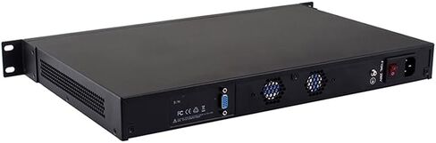 1U/Desktop Rack-mountable Firewall Hardware, OPNsense, VPN, Network Security Device, Router PC, J1900, 4 LAN Ports, 2 USB Ports, VGA Port, 0 RAM, 0 Storage. (1U COM J1900, 8G RAM 256G SSD) in Saudi Arabia