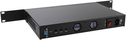 Wintertion1U Rackmount Firewall, VPN, Network Security Appliance, Router PC, Atom D525, 6 Gigabit LAN, 2 x USB, COM, VGA, Fan, 0 RAM, 0 Storage, (13/Desktop / 6 LAN, 4G RAM 64G SSD) in Kuwait