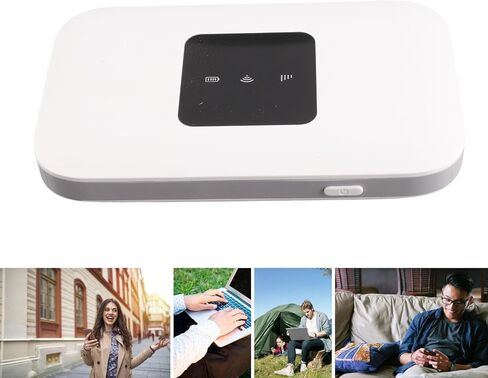 4G LTE Mobile WiFi، جهاز توجيه هوت سبوت لاسلكي فائق السرعة 150 ميجابت في الثانية، جهاز توجيه بطارية 2100 مللي أمبير في الساعة للمنزل والسفر والأعمال والمكتب in Kuwait