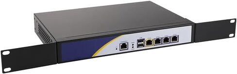 1U/Desktop Rack-mountable Firewall Hardware, OPNsense, VPN, Network Security Device, Router PC, J1900, 4 LAN Ports, 2 USB Ports, VGA Port, 0 RAM, 0 Storage. (1U COM J1900, 8G RAM 256G SSD) in Saudi Arabia