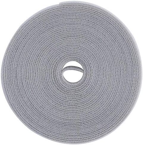 0.5 Inch X 16 Feet Reusable Cable Ties Sticky Back Fastener Roll Cord Straps Cable Management Hook Loop Tape Cord Organization Straps Multi-Purpose Wrap Roll for Home, Office, Wire Bundling in Kuwait