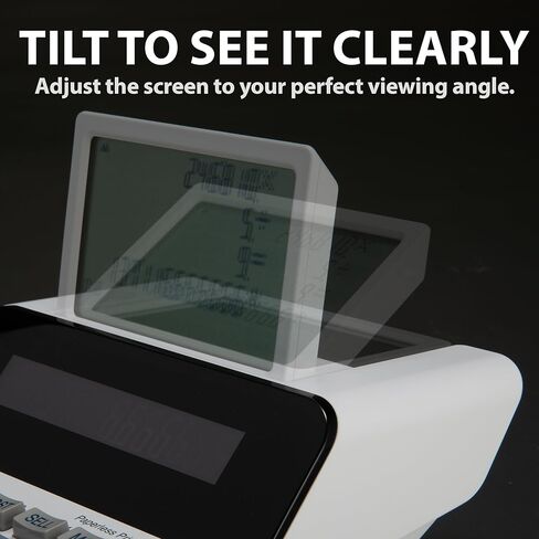 Sharp El-1501 Compact Cordless Paperless Large 12-Digit Display Desktop Printing Calculator That Utilizes Printing Calculator Logic in Saudi Arabia