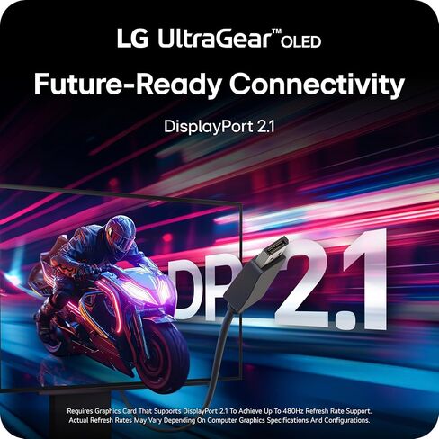 شاشة الألعاب LG 27GX790AB مقاس 27 بوصة OLED QHD 480 هرتز 0.03 مللي ثانية G-Sync AMD FreeSync Premium Pro - أسود in Kuwait