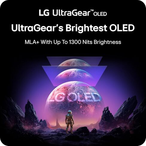 شاشة الألعاب LG 27GX790AB مقاس 27 بوصة OLED QHD 480 هرتز 0.03 مللي ثانية G-Sync AMD FreeSync Premium Pro - أسود in Kuwait
