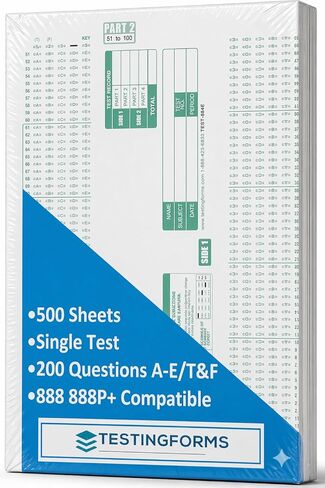 نماذج اختبار متوافقة مع TEST-100E 882 E (عبوة من 500 ورقة) in Kuwait