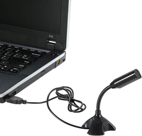 ميكروفون كمبيوتر مكتبي USB، ميكروفون قابل للتعديل 360 درجة يدعم تسجيل الدردشة الصوتية وميكروفون الكمبيوتر لأجهزة الكمبيوتر المحمولة وأجهزة الكمبيوتر المكتبية والمزيد، مع منفذ USB in Kuwait