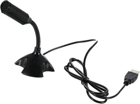 ميكروفون كمبيوتر مكتبي USB، ميكروفون قابل للتعديل 360 درجة يدعم تسجيل الدردشة الصوتية وميكروفون الكمبيوتر لأجهزة الكمبيوتر المحمولة وأجهزة الكمبيوتر المكتبية والمزيد، مع منفذ USB in Kuwait