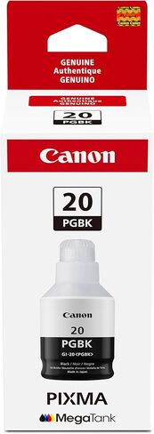 زجاجة حبر Canon GI-20 PGBK، متوافقة مع طابعات PIXMA G6020 وG5020 MegaTank in Kuwait