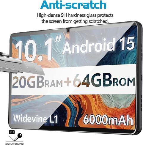 [عبوة من قطعتين واقي شاشة لجهاز SVITOO P10/SVTT002/SHARECLOUD P10 مقاس 10 بوصات من الزجاج المقوى للتابلت، واقي شاشة مضاد للخدش، حساس in Kuwait