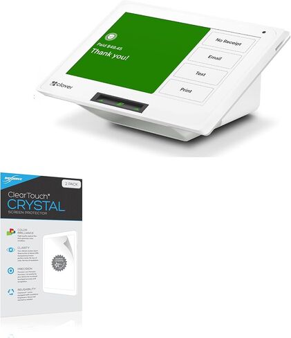 واقي شاشة BoxWave متوافق مع Clover Mini (الجيل الثالث) - ClearTouch Crystal (عبوتان)، غلاف فيلم HD - يحمي من الخدوش in Kuwait
