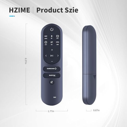 جهاز تحكم عن بعد بديل جديد متوافق مع ULTIMEA Poseidon D60، لنظام الصوت المحيطي Dolby Atmos 5.1 قناة in Kuwait