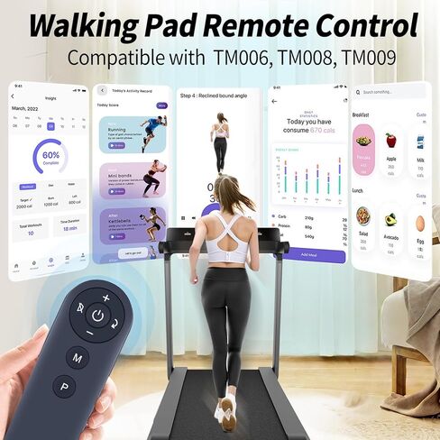 New Replacement Remote Control for Bifanuo Walking Pad, Compatible with Under Desk Treadmill TM006 TM008 TM009 in Kuwait
