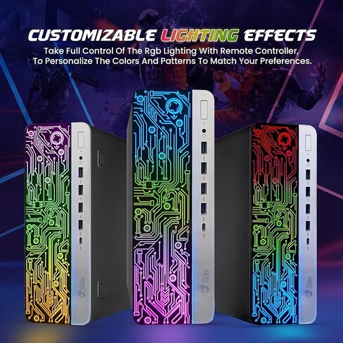 كمبيوتر مكتبي للألعاب BTO RGB - الجيل السادس من Core i5 - ذاكرة وصول عشوائي DDR4 سعة 16 جيجابايت - SSD سعة 1 تيرابايت - شاشة GeForce GT 1030-24 بوصة - لوحة مفاتيح وماوس RGB - مكبر صوت RGB - WiFi - Windows 11 Pro (متجدد) in Kuwait