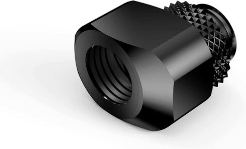 Bykski G 1/4in. Male to Female Rotary 6mm Offset Fitting (CC-HR-X) - Black in Kuwait