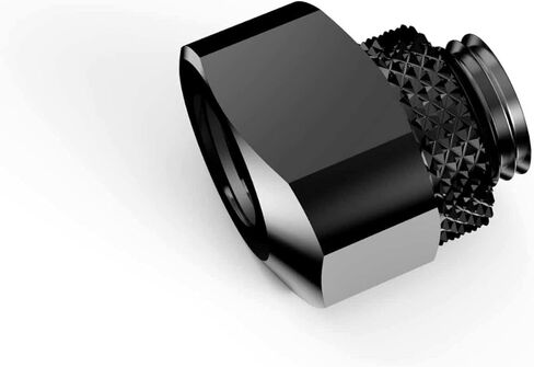 Bykski G 1/4in. Male to Female Rotary 6mm Offset Fitting (CC-HR-X) - Black in Kuwait