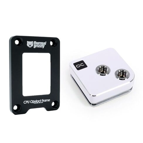 حزمة إطار وحدة المعالجة المركزية Alphacool Core 1 CPU وThermal Grizzly Intel الجيل الثالث عشر/الرابع عشر من وحدة المعالجة المركزية، باللون الأبيض in Kuwait