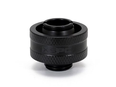 XSPC G1/4" to 1/2" ID, 3/4" OD Compression Fitting V2 for Soft Tubing, Matte Black, 4-Pack in Kuwait