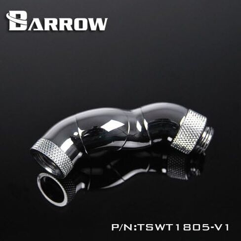 صمام بارو G1/4 أنثى إلى أنثى يدوي مضمن - فضي/فضي (TTLPF-Silver) in Kuwait