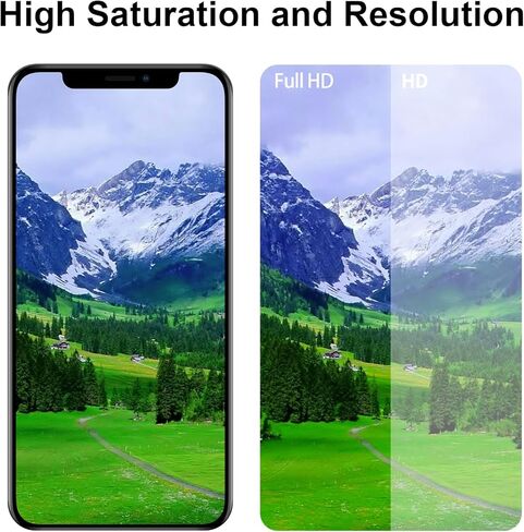 استبدال شاشة iPhone XR مع سماعة الأذن الأمامية ومستشعر القرب ثلاثي الأبعاد بشاشة LCD تعمل باللمس مع طقم إصلاح للطراز A1984 A2105 A2106 A2108 6.1 بوصة in Kuwait