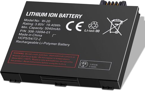 W-20 Lithium ion Replacement Battery for Netgear MR6500 Battery - 5G WiFi 6 Mobile Hotspot Nighthawk Model M5 MR5000 MR5100 MR5200 MR5200-100EUS MR6500 Mobile Hotspot Router 5040mAh in Kuwait