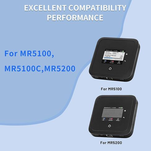 W-20 Lithium ion Replacement Battery for Netgear MR6500 Battery - 5G WiFi 6 Mobile Hotspot Nighthawk Model M5 MR5000 MR5100 MR5200 MR5200-100EUS MR6500 Mobile Hotspot Router 5040mAh in Kuwait