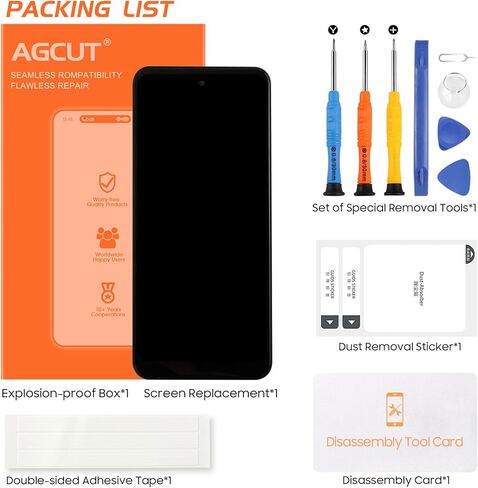 AGCUT for Moto G Power 2022 Screen Replacement for Moto G Power 2022 LCD Display XT2165 XT2165-5 LCD Digitizer Touch Screen Assembly Repair Parts with Frame in Kuwait