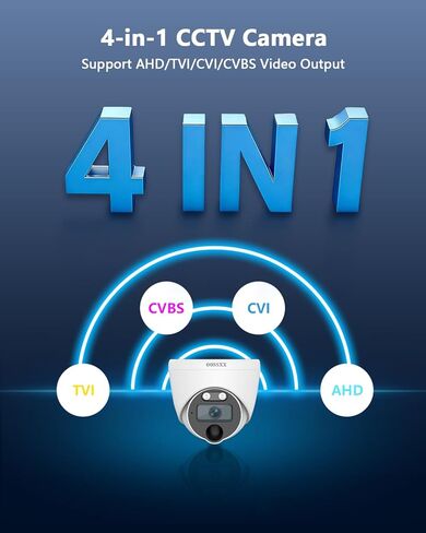 OOSSXX تمديد HD 4K 8.0 ميجابيكسل السلكية CCTV كاميرا الأمن في الهواء الطلق لأنظمة مراقبة الفيديو المنزلية CCTV DVR in Kuwait